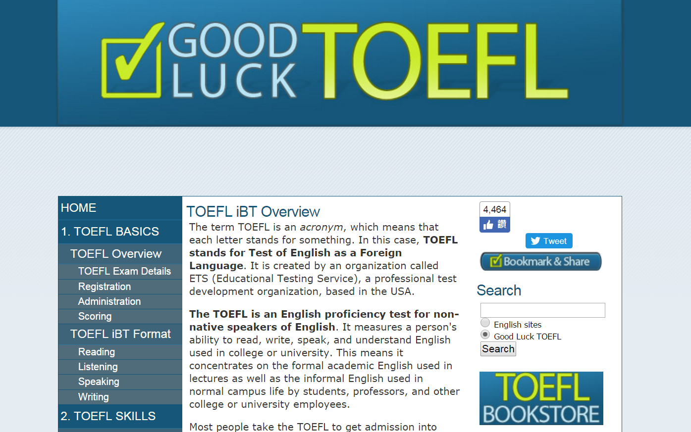 Good luck toefl essay image