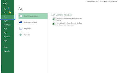 excel dosya bölümünün özellikleri ile ilgili görsel sonucu