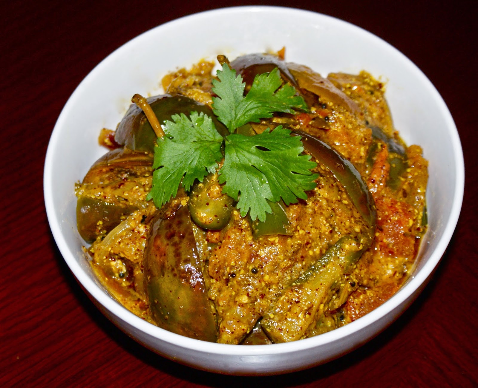 Nepali Tummy!! Mustard Eggplant Curry Recipe!!