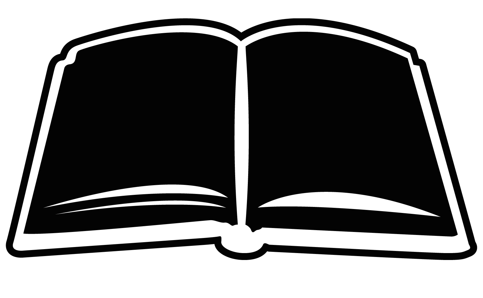open book clipart black and white - photo #26