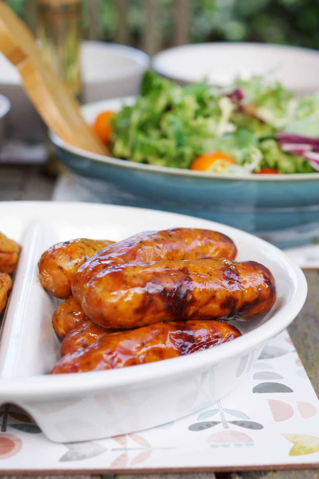 Hello Freckles Summer Dining BBQ Al Fresco Food MOR Sausages Review Hello Freckles Summer Dining BBQ Al Fresco Food MOR Sausages Review