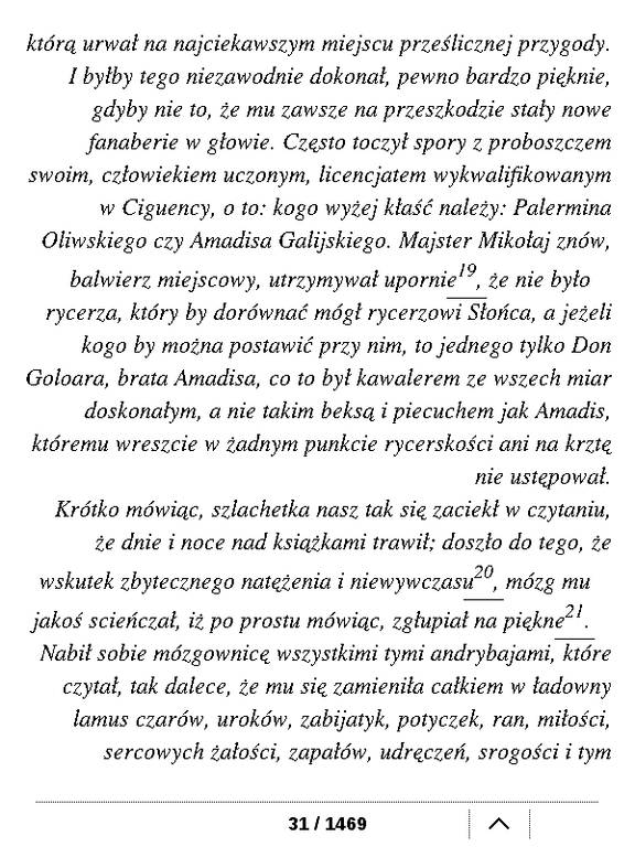 Błąd wyrównania tekstu w aplikacji FBreader
