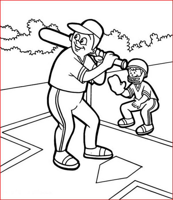 Coloring Pages: Baseball Coloring Pages Free and Printable