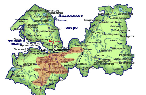 ГЕОГРАФИЯ: Ленинградская область (карты и задание)