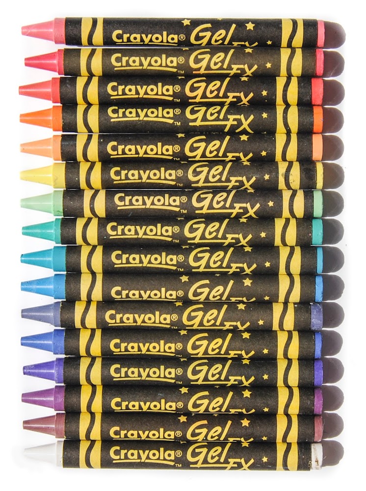 Crayola Gel Markers and Gel FX crayons What's Inside the Box Jenny's