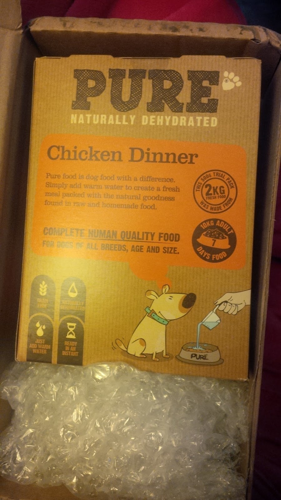 Sophia's Product Reviews PURE Naturally Dehydrated Dog Food