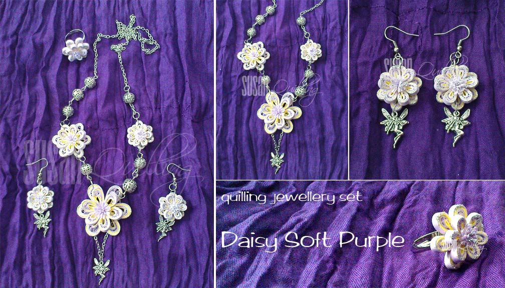 SUSAN QUILLING Quilling Jewellery Set