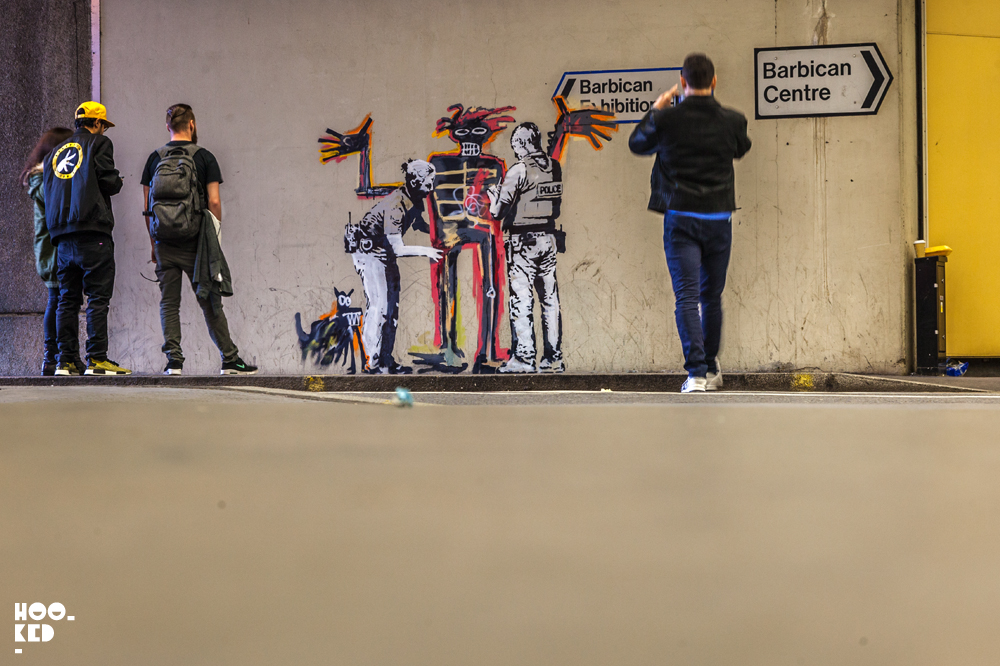 New artwork in London by Street Artist Banksy Fresh new Banksy works appear in London at the Barbican