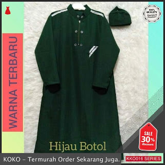 KKO16 ERM619 Baju Koko Anak Ukuran 5 6 7 Rby Gratis Peci BMGShop