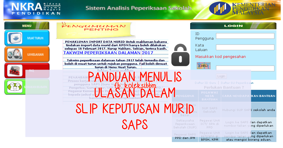 Koleksi Bahan Bantu Belajar (BBM) PANDUAN ULASAN DALAM SLIP KEPUTUSAN