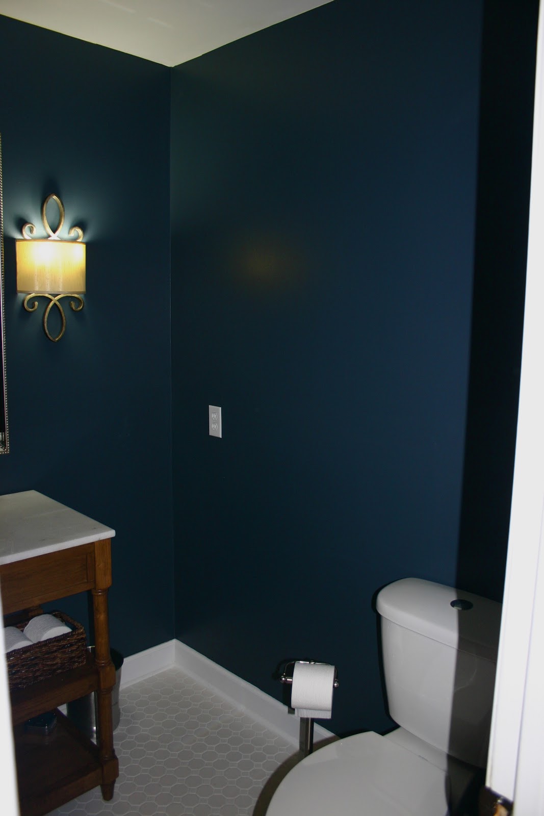 Navy Blue Bathroom