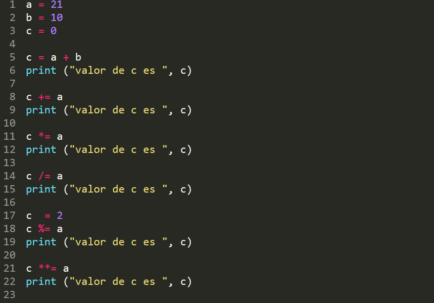 Curso de python 3 - Clase #5 : Operadores basicos I