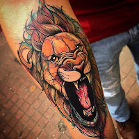 Tatuaje de león