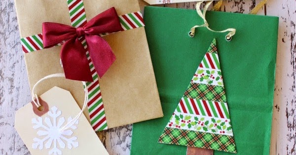 Five fabulous washi tape gift wrap ideas