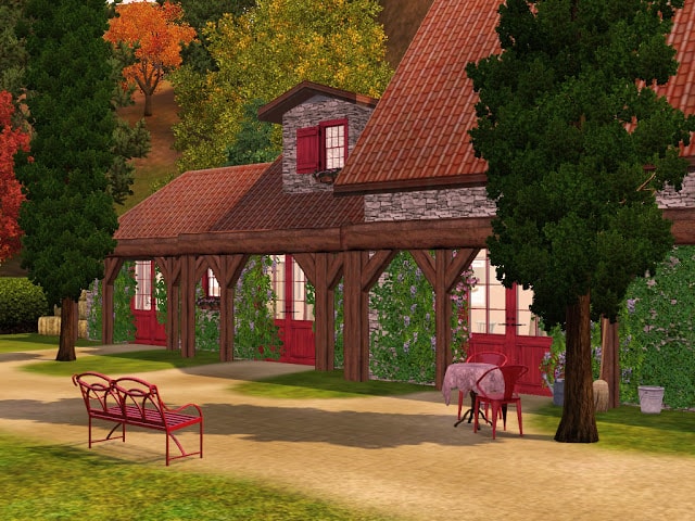 maison de campagne Sims 3 maison de campagne Sims 3