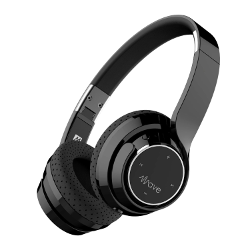 MEE audio Wave Bluetooth Wireless On-Ear Headphones with Headset Functionality