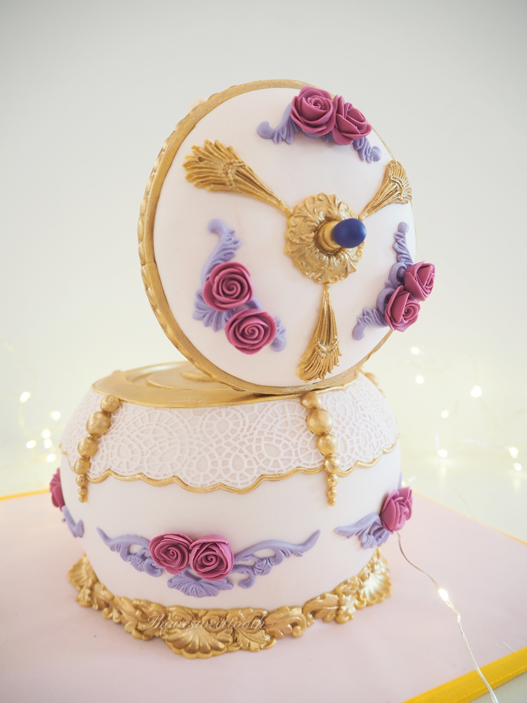 I Have Sweet Tooth Classic Ballerina Music Box Cake