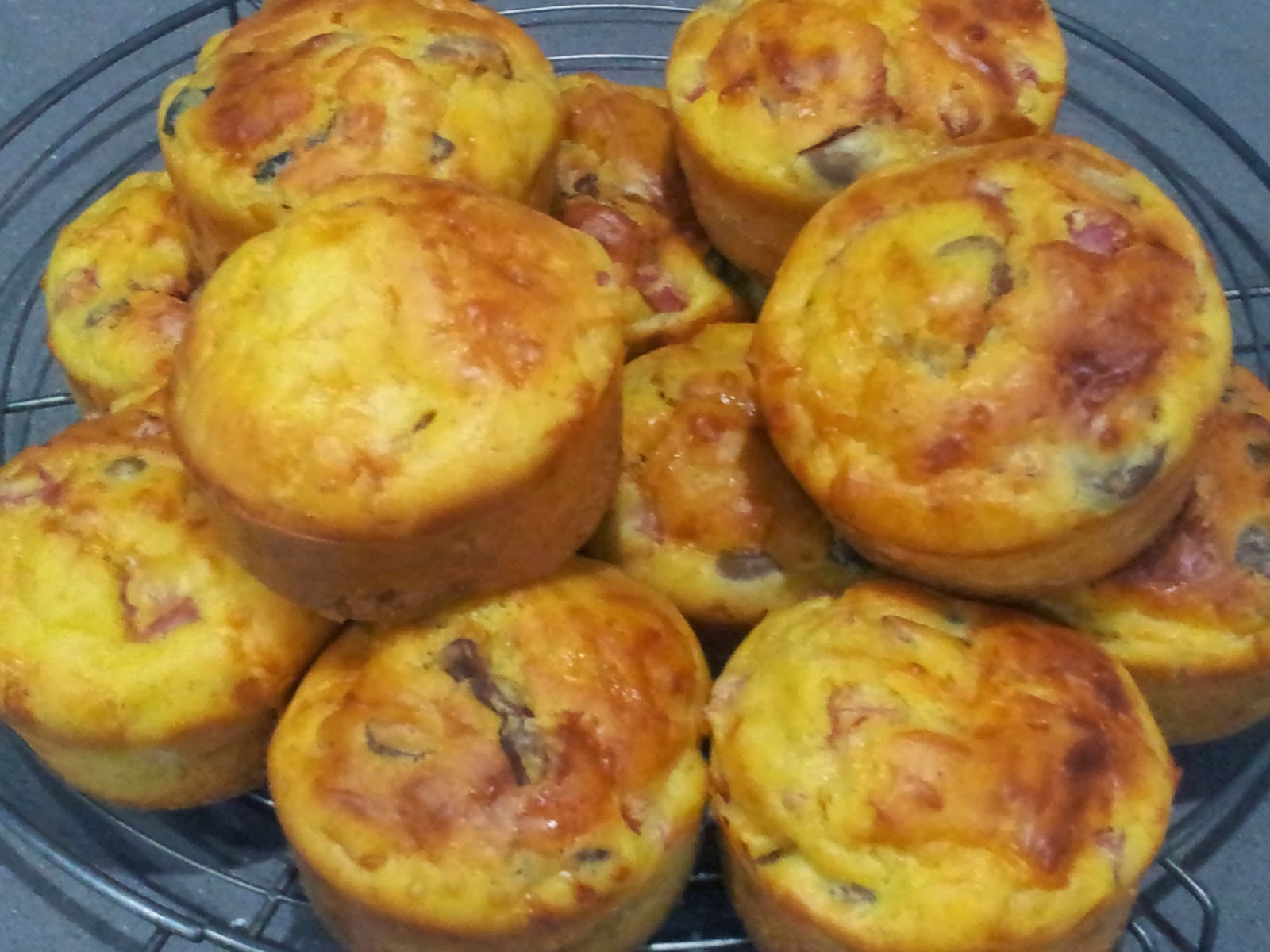 Plaisirs variés de Cris / Prazeres variados da Cris MUFFINS JAMBON