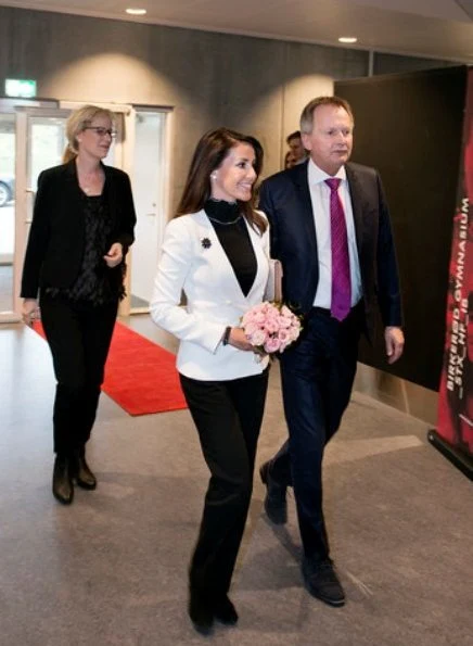 Danish Princess Marie attended the opening of Birkerød Gymnasium Model United Nations Conference 2017 (BIGMUN) at Birkerød Gymnasium