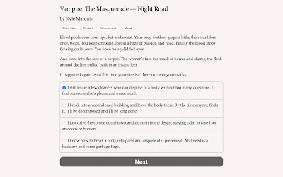 Vampire The Masquerade Night Road Game Screenshot 5
