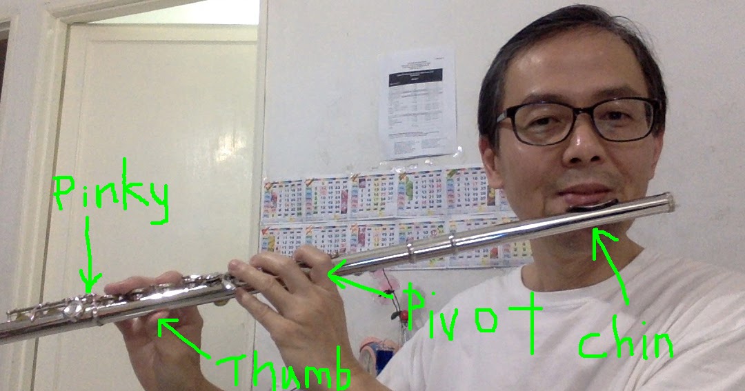 Learning the flute 7. How to hold the flute