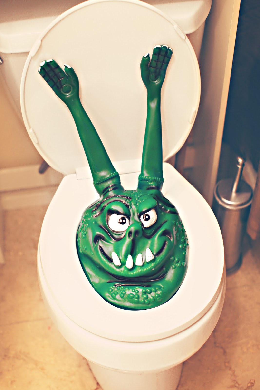 The First Grade Crush The Toilet Monster