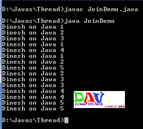 Java Threads Join