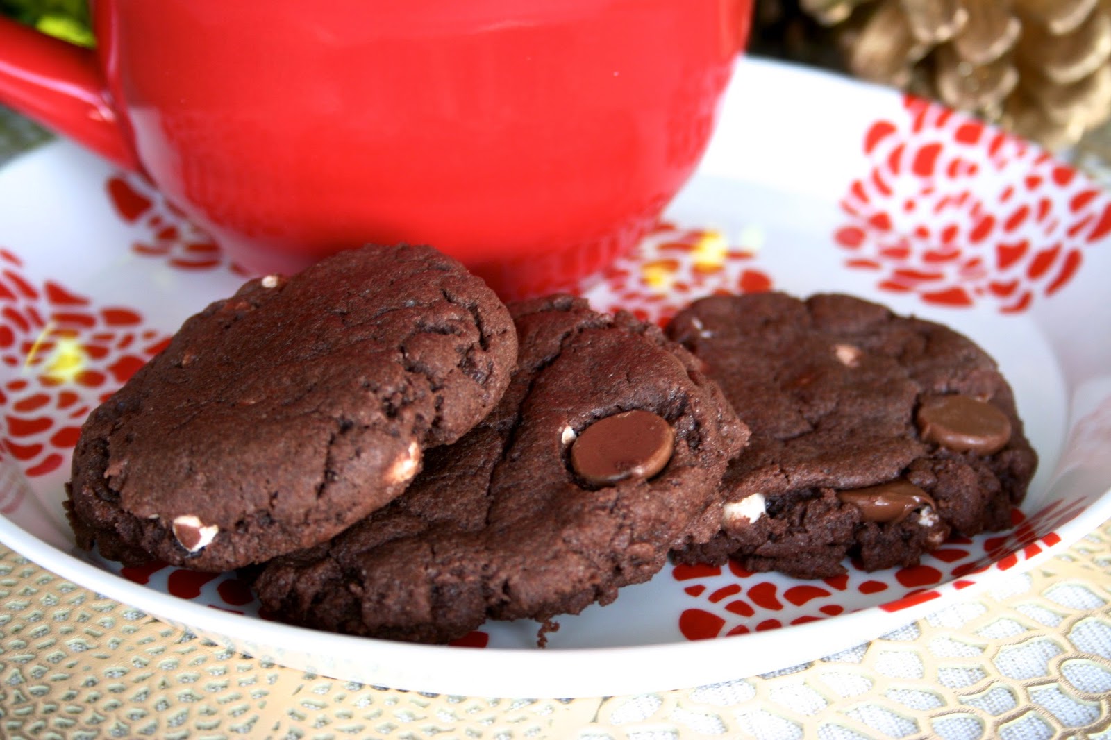 Hot Chocolate Cake Mix Cookies