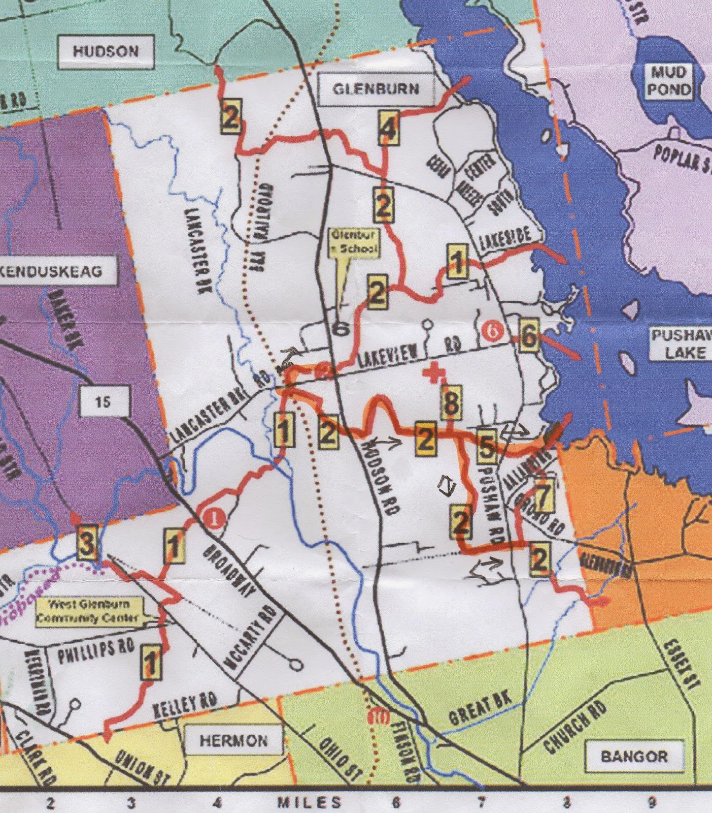 Hiking in Maine with Kelley 3/25/14 Glenburn Trails