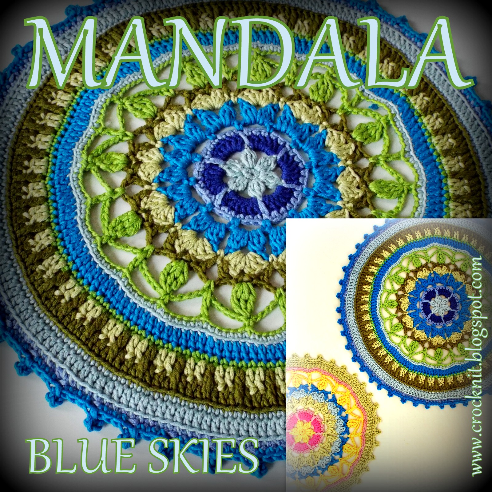 MICROCKNIT CREATIONS: MANDALA Blue Skies Crochet Pattern