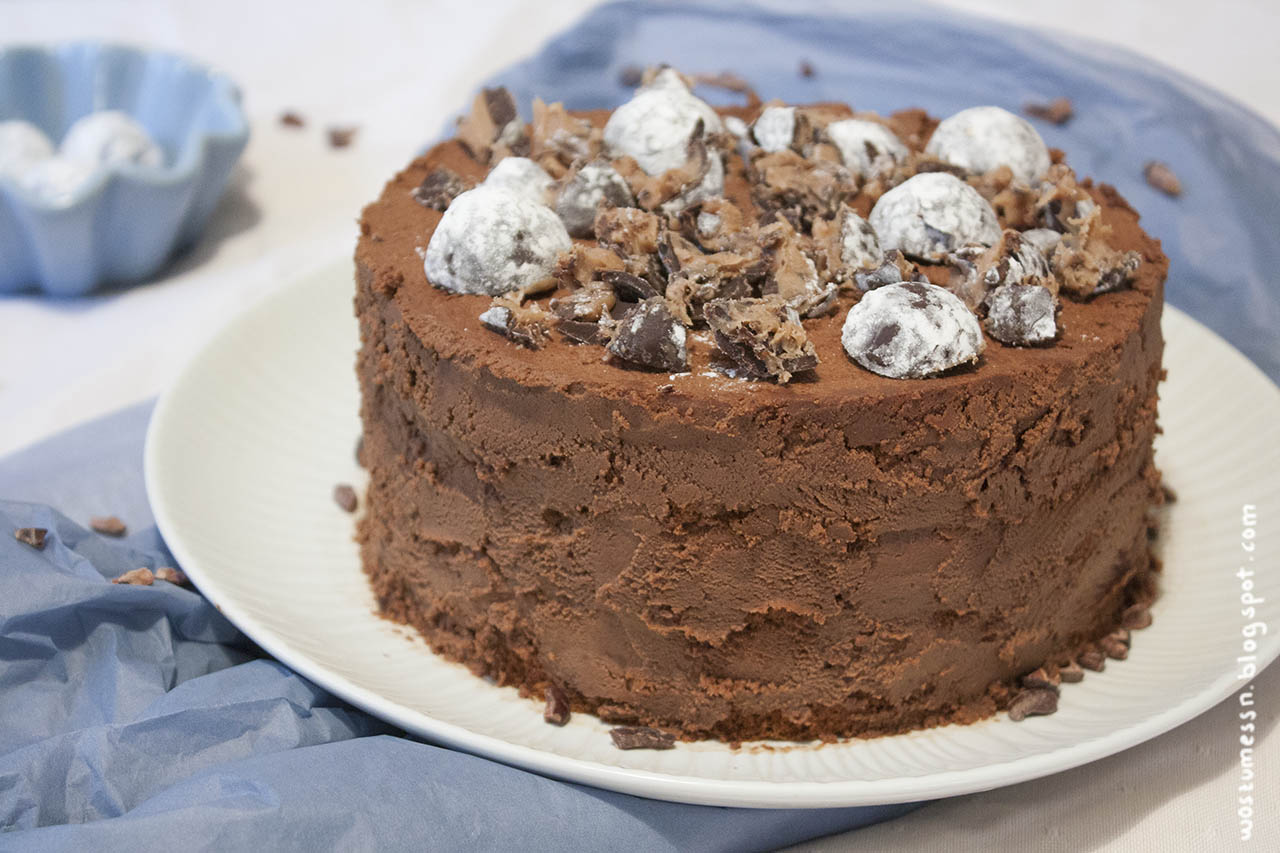 Wos zum Essn: Schokoladig-trüffelige Praliné-Torte