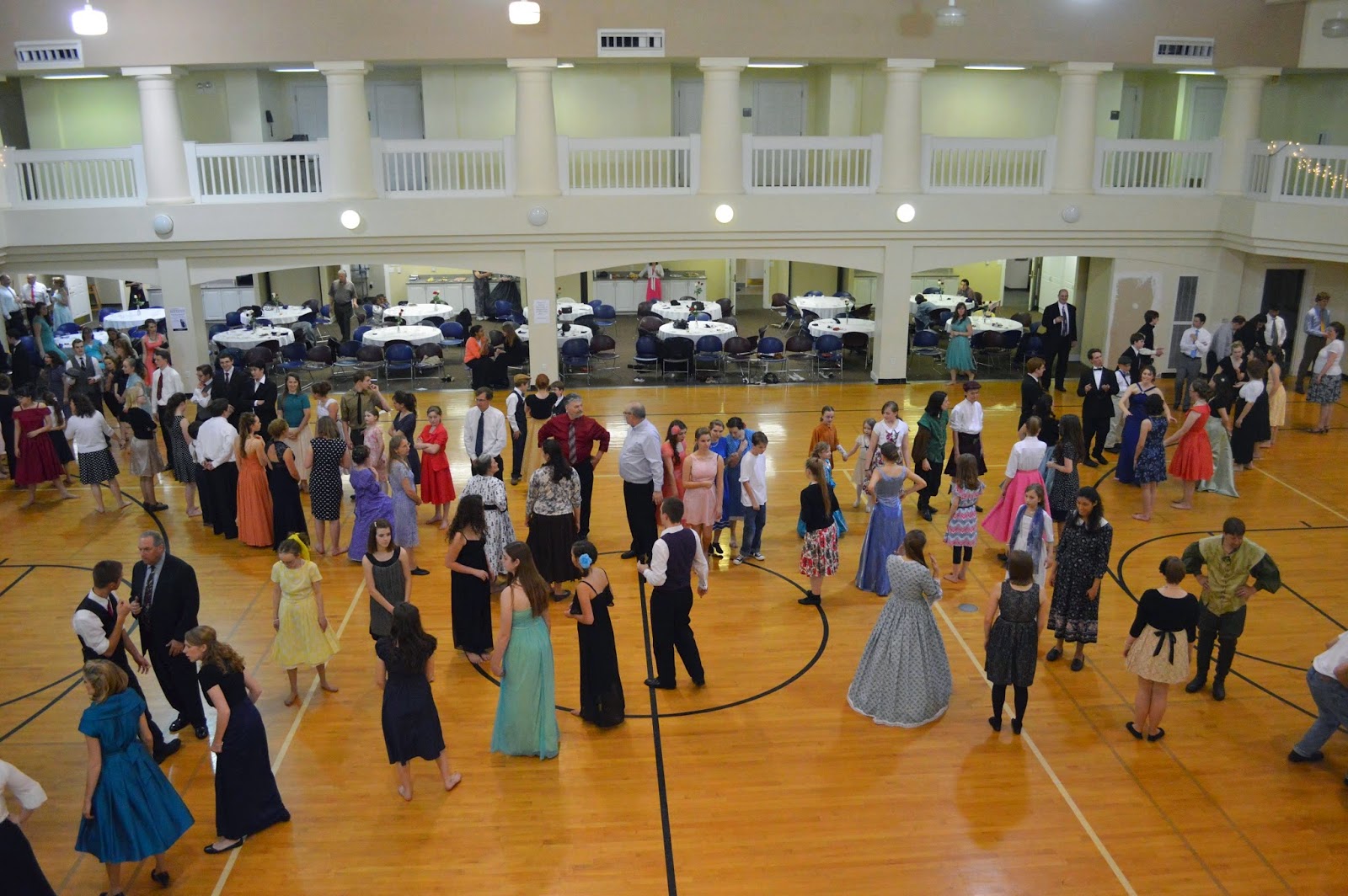 Two Teen Seamstresses Historical Homeschool Ball Group Photos Part 1