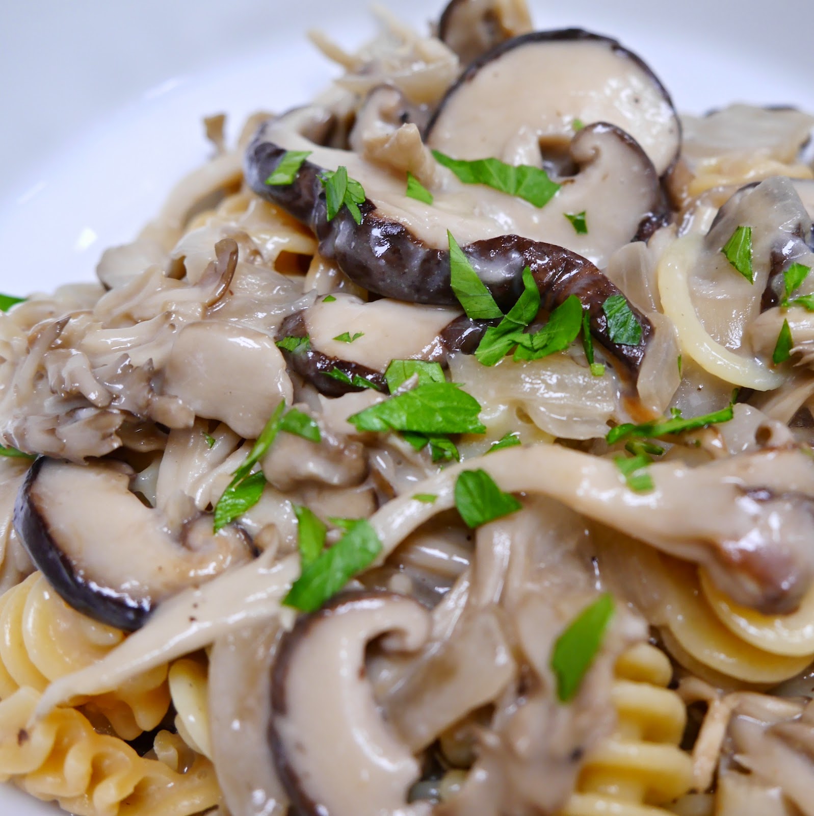 Foods For Long Life Shiitake And Maitake Mushroom Stroganoff An