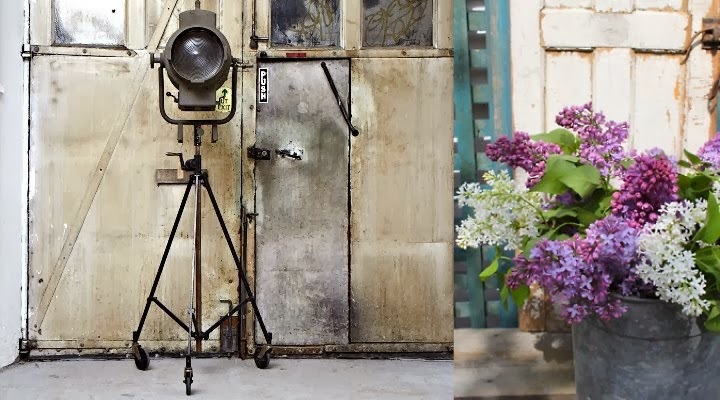 estilo industrial y lilas