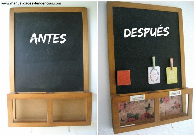 Pizarra Luns de Ikea customizada