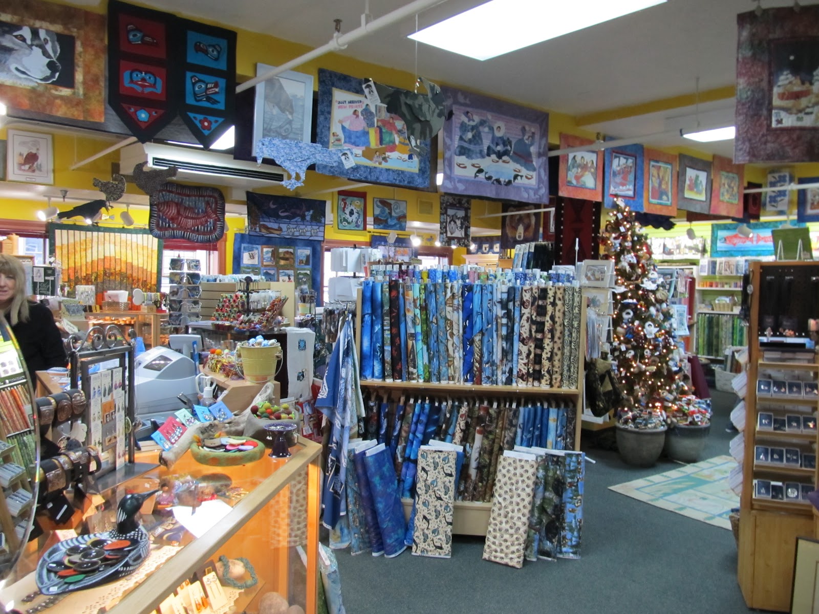 Beebee's Quilts and More Visiting Alaska and checking out a couple of
