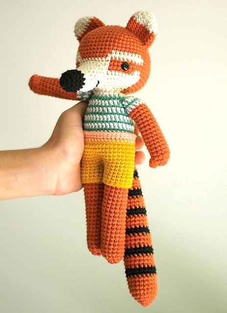 amigurumi raccoon crochet pattern