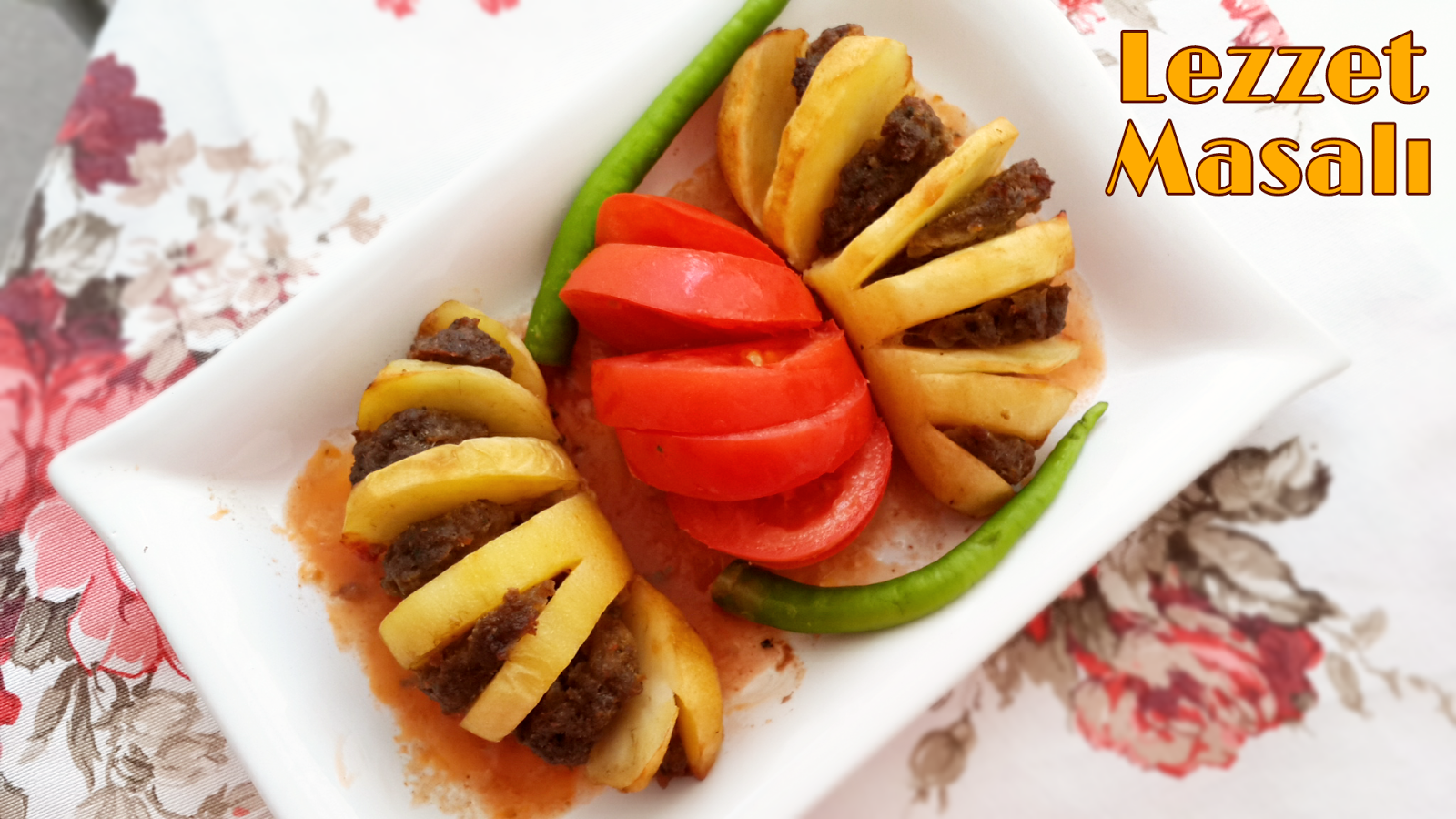 Köfteli Yelpaze Patates Tarifi Köfteli Yelpaze Patates Tarifi