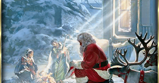 Auguri Di Buon Natale Qumran.Babbo Natale A Gesu Bambino