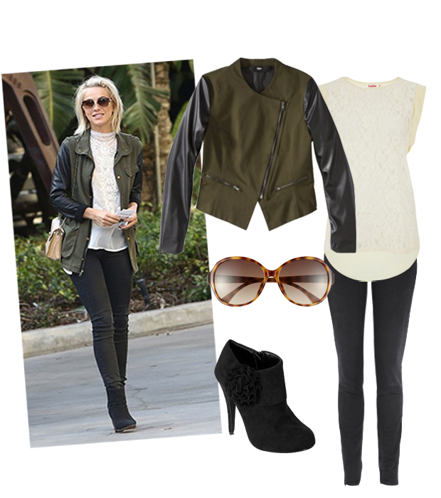 Steal her Look: Julianne Hough's Leather Sleeve Jacket | Viva Fashion