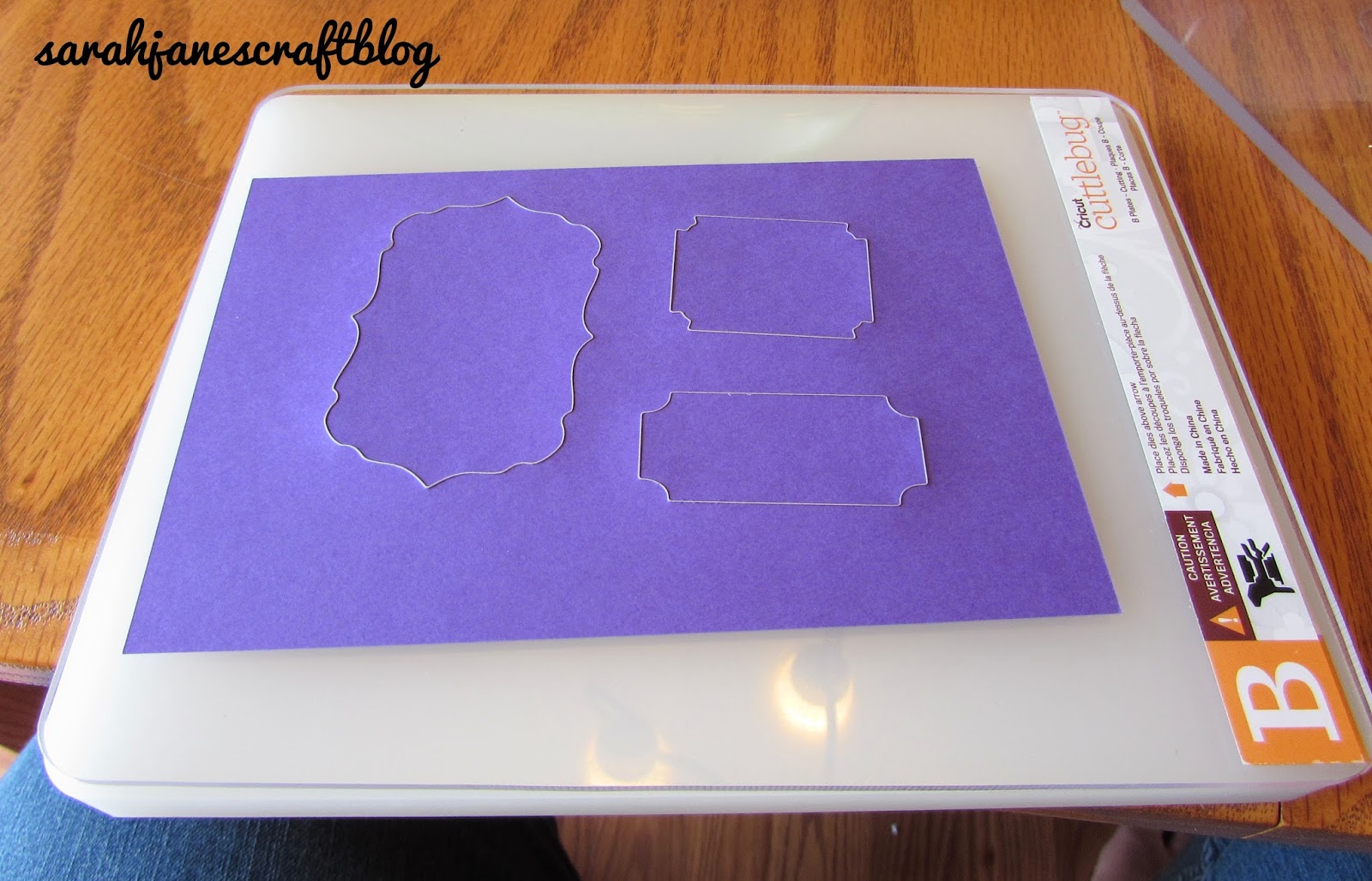 Sarah Jane's Craft Blog Cuttlebug Die Cutting Part 1