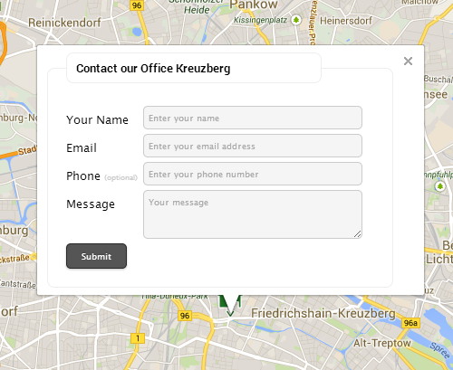 Mapped contact form pro php