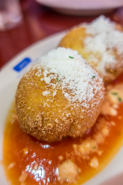 Arancini - fried risotto balls - Via Napoli - Epcot Walt Disney World Arancini - fried risotto balls - Via Napoli - Epcot Walt Disney World