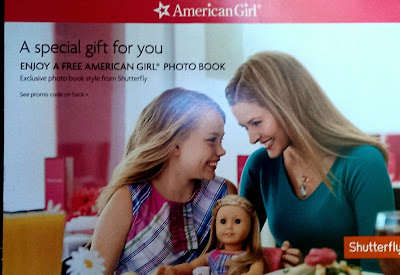 American Girl photo book by Shutterfly, free with purchase on AmericanGirl.com