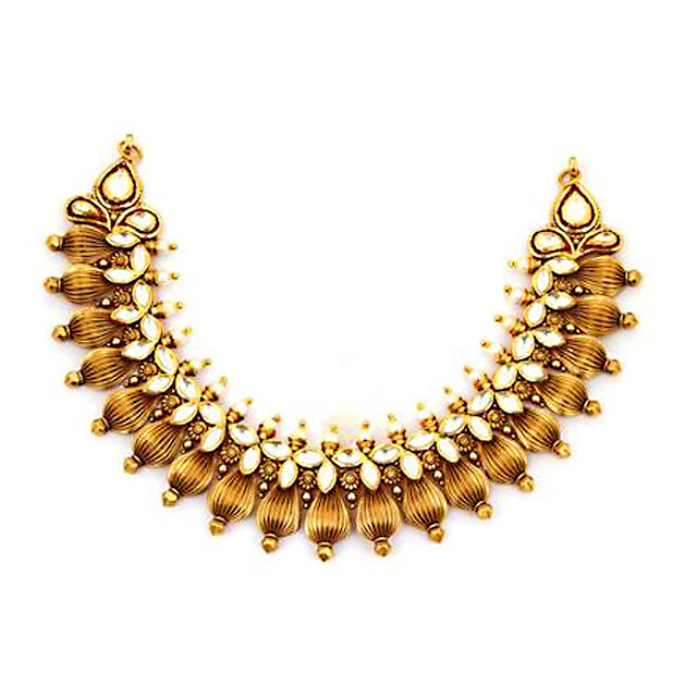Gold Necklace by VelvetCase.com- Rs.3,08,249 Gold Necklace by VelvetCase.com- Rs.3,08,249