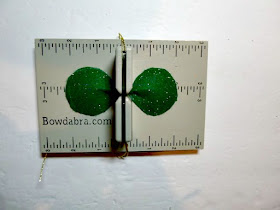 4-leaf clover hair bow
