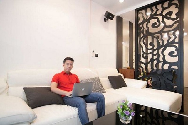 Những mẫu sofa đẹp của sao Việt Những mẫu sofa đẹp của sao Việt