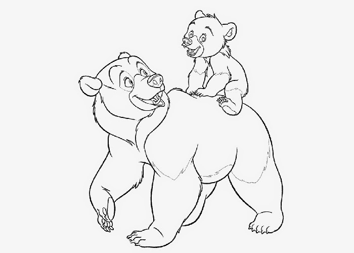 Brother bear coloring pages | Free Coloring Pages and Coloring Books ...