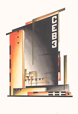 Iakov Chernikhov. Ciclos Constructivistas. «Fundamentals of Modern Architecture»  1925-1930. Doctor Ojiplatico