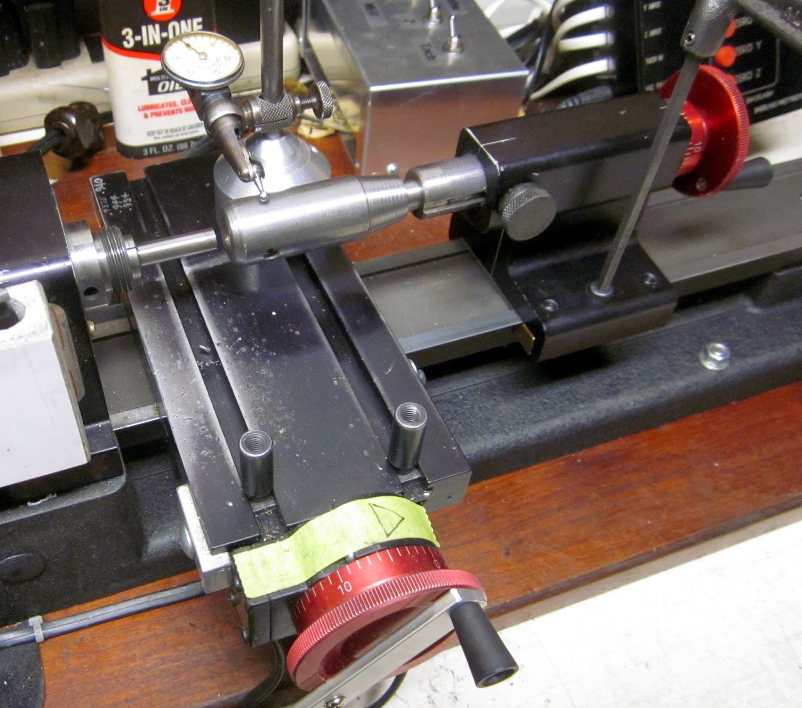 MI Shop Tools Inventions Sherline Lathe Tail stock Alignment